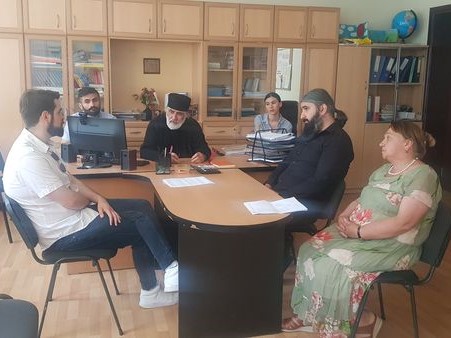 შეხვედრა სკოლის მართვის ელექტრონული სისტემის (MS SOLUTIONS) კომპანიის წარმომადგენლებთან